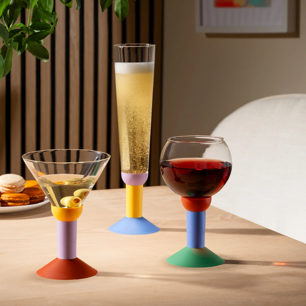 Bodum kieliszki do wina w zestawie 2 vnt. MoMA Oktett 0.35L multikolor