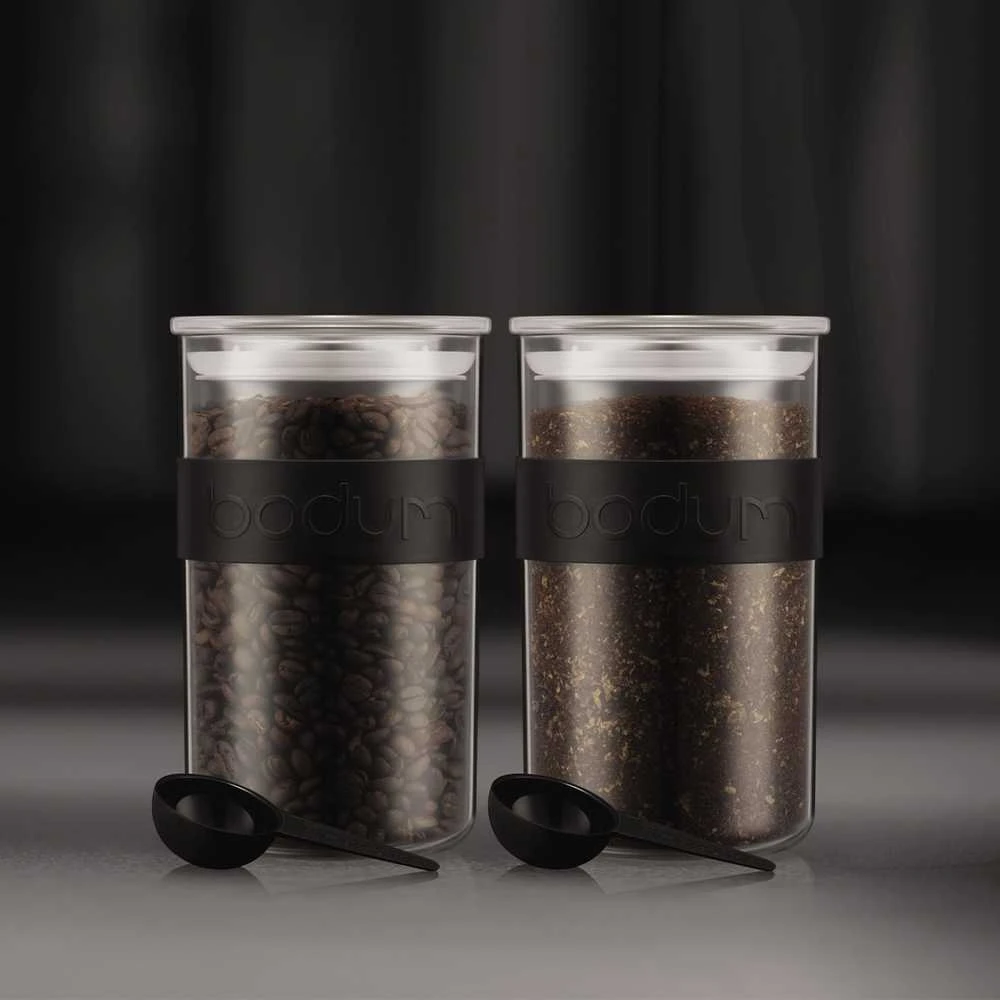 Bodum Presso 1L juodos laikymo talpos, 2 vnt.