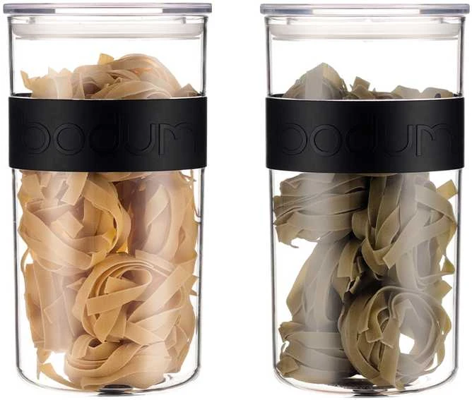 Bodum Presso 2L juodos laikymo talpos, 2 vnt.