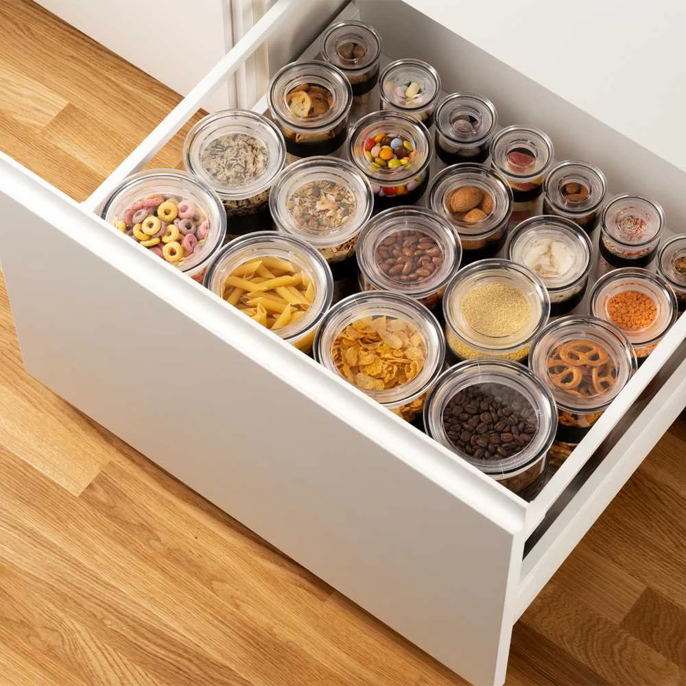 Bodum Presso 2L juodos laikymo talpos, 2 vnt.