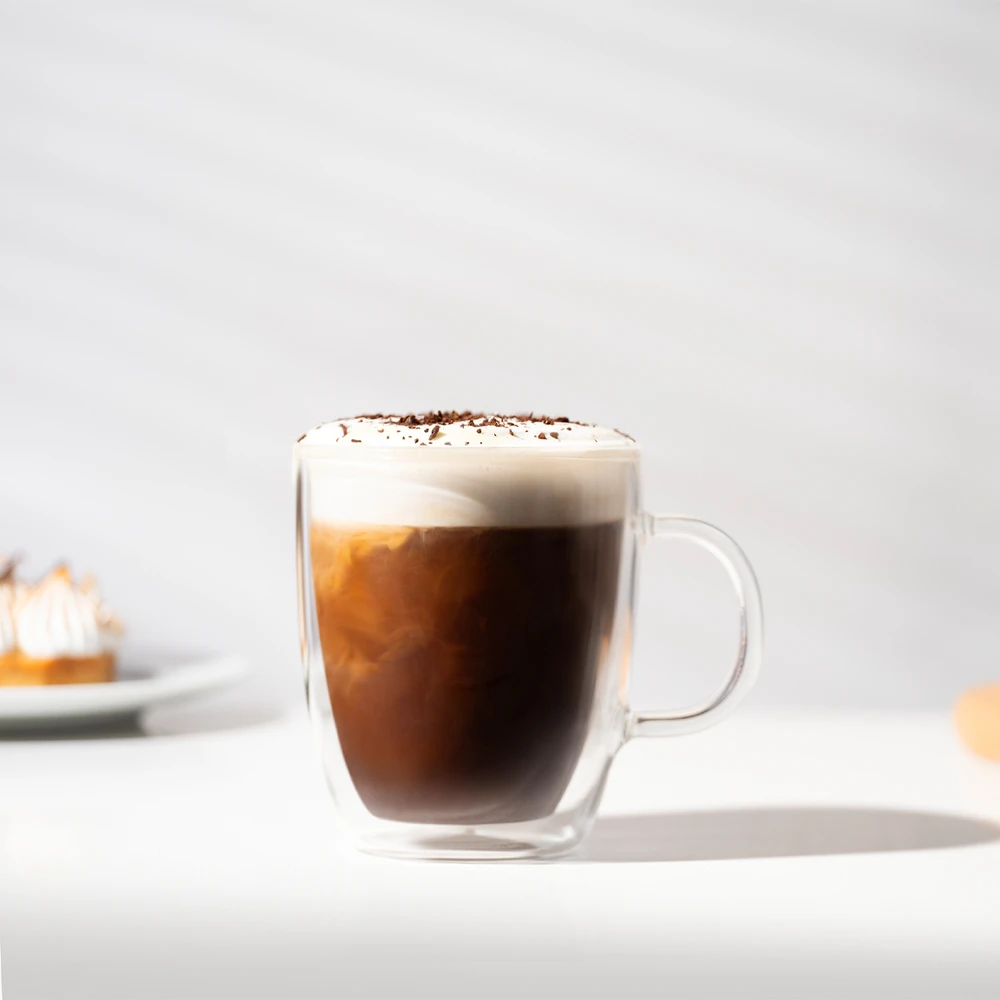 Bodum Bistro dvigubos sienelės puodeliai 300 ml 2 vnt. permatomi