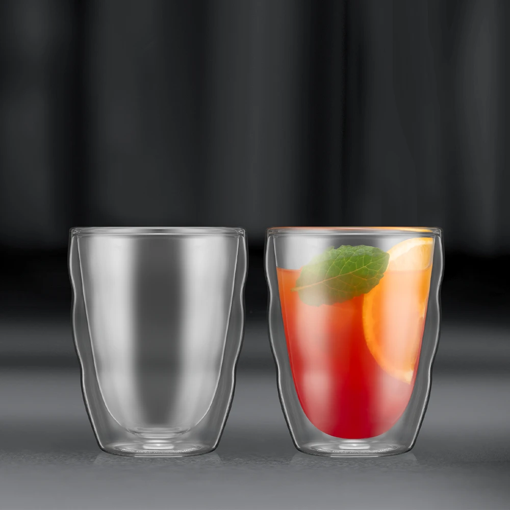 Bodum akiniai su dviguba sienele Pilatus 250 ml 2vnt. Skaidrus
