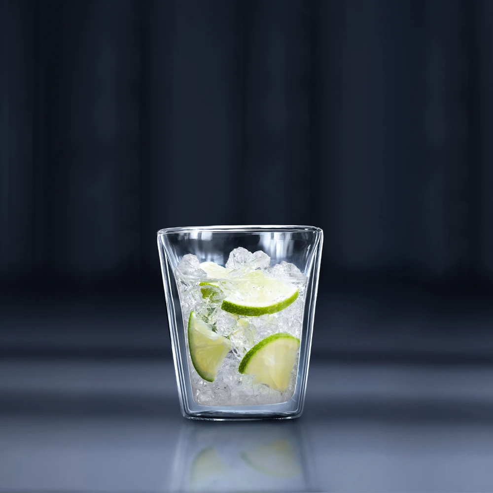 Bodum dvisieniai valgyklos stiklinės 200 ml 2 vnt Skaidrios