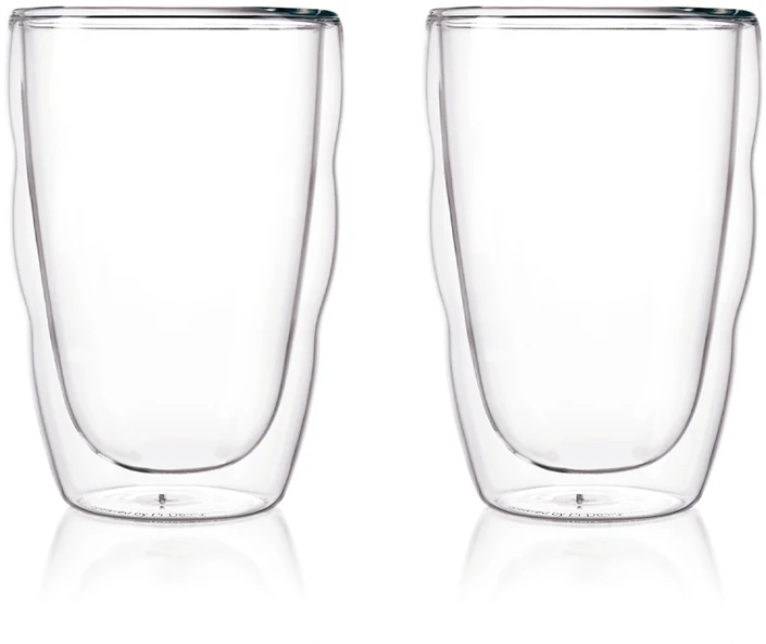 Bodum akiniai su dviguba sienele Pilatus 350 ml 2 vnt Skaidrūs