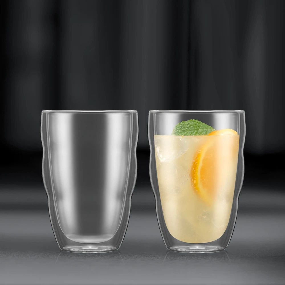 Bodum akiniai su dviguba sienele Pilatus 350 ml 2 vnt Skaidrūs