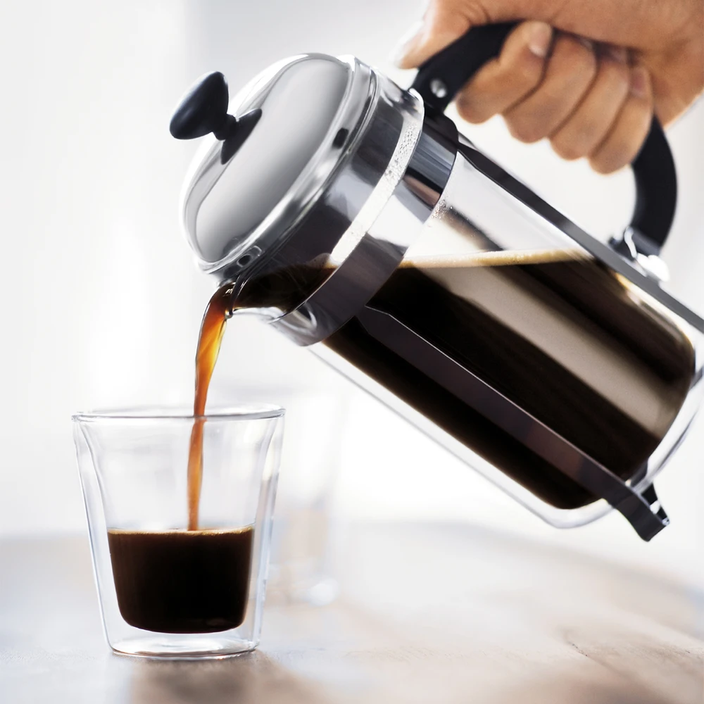Bodum stiklinės su dviguba siena Valgykla 100 ml 2vnt. Skaidrus