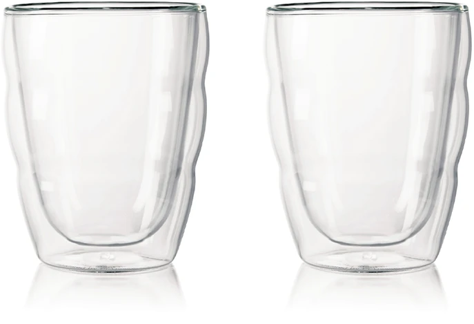 Bodum akiniai su dviguba sienele Pilatus 250 ml 2vnt. Skaidrus