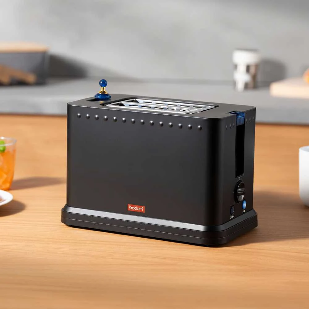 Skrudintuvas Bodum toaster na diwe kromki Ottoni Juodas