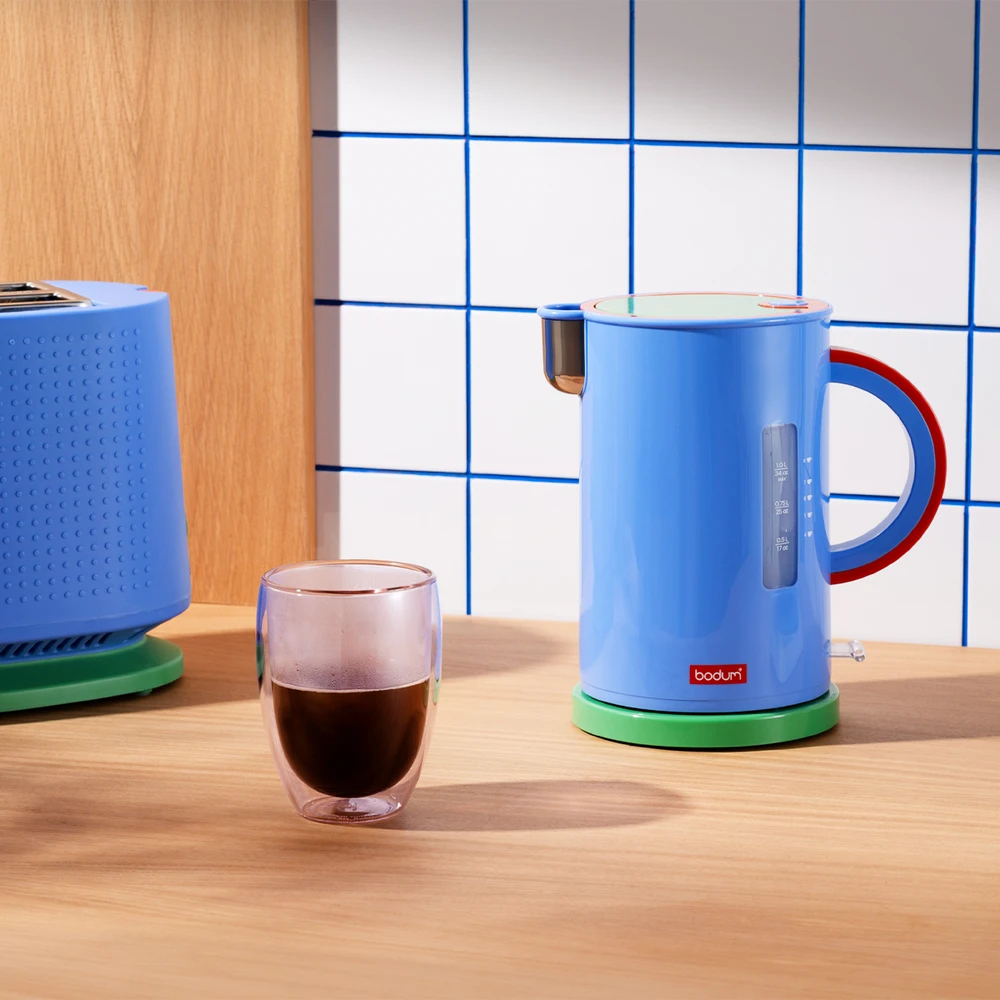 Bodum virdulys elektrinis MoMA Bistro 1L sky mėlynas