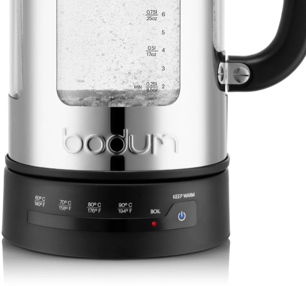 Bodum virdulys su temperatūros reguliavimu Chambord 1L Chrome