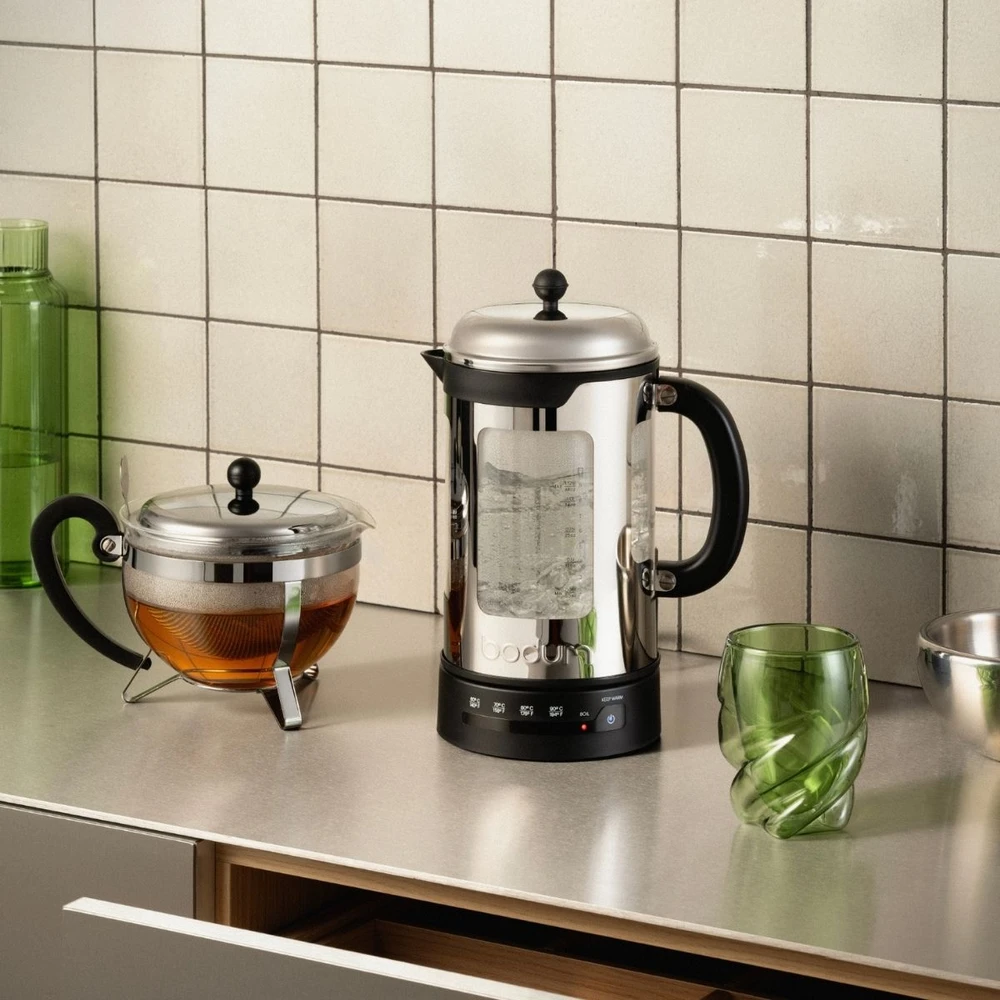 Bodum virdulys su temperatūros reguliavimu Chambord 1L Chrome