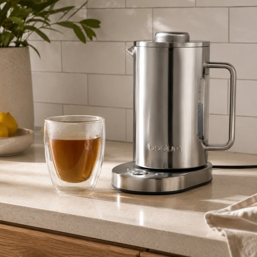 Bodum virdulys su temperatūros reguliavimu Bistro 1 l Chrome mat