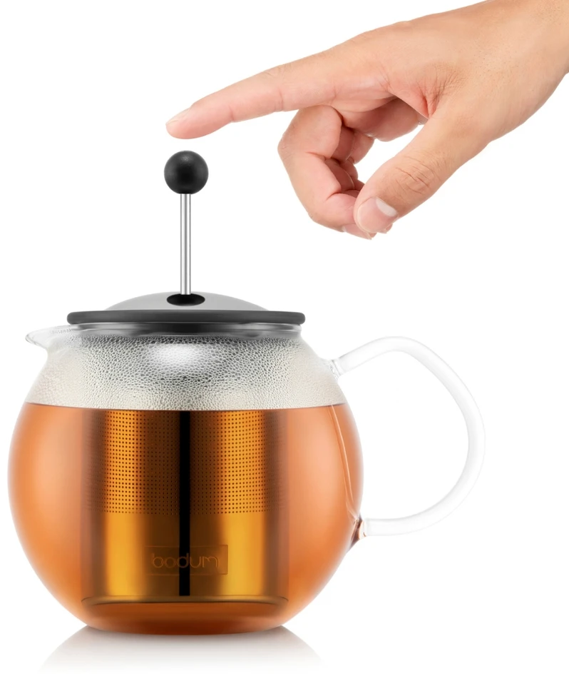 Bodum ASSAM 1L chromo stūmoklio arbatinukas