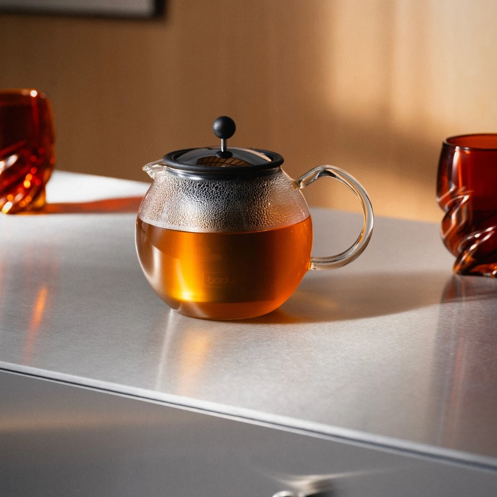 Bodum ASSAM 1L chromo stūmoklio arbatinukas