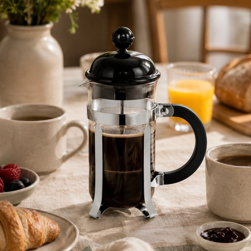 Bodum Caffettiera kavos virimo aparatas 350 ml, juodas