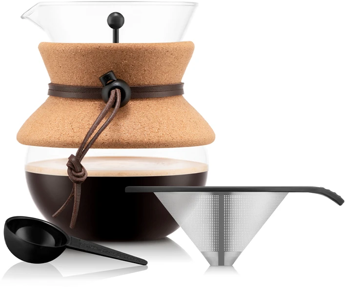 Kavos aparatas Bodum zaparzacz do kawy su filtrem stałym Pour Over 500 ml Cork