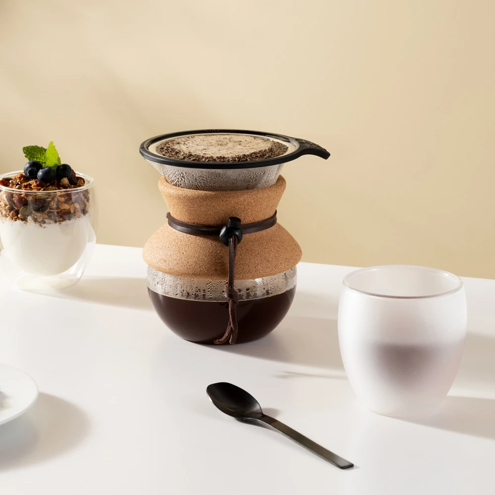 Kavos aparatas Bodum zaparzacz do kawy su filtrem stałym Pour Over 500 ml Cork