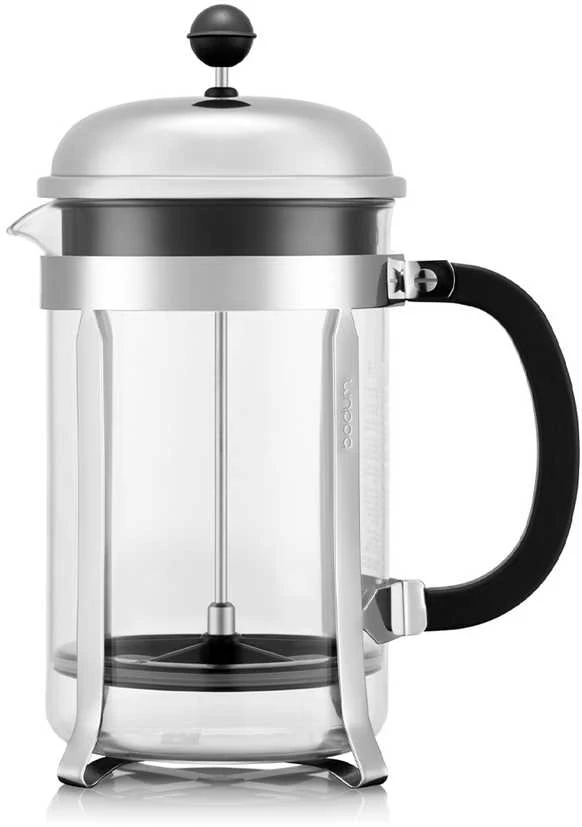 Bodum prancūziško preso stūmoklinis infuzeris Chambord 1,5 l chromuotas