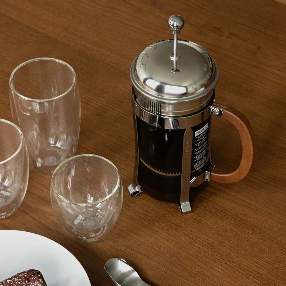 Bodum French press su stiklinėmis