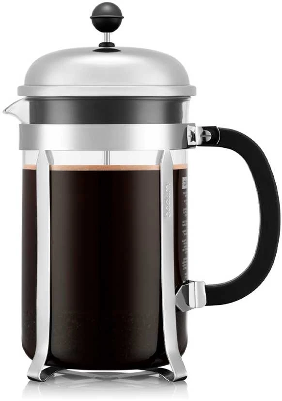 Bodum prancūziško preso stūmoklinis infuzeris Chambord 1,5 l chromuotas