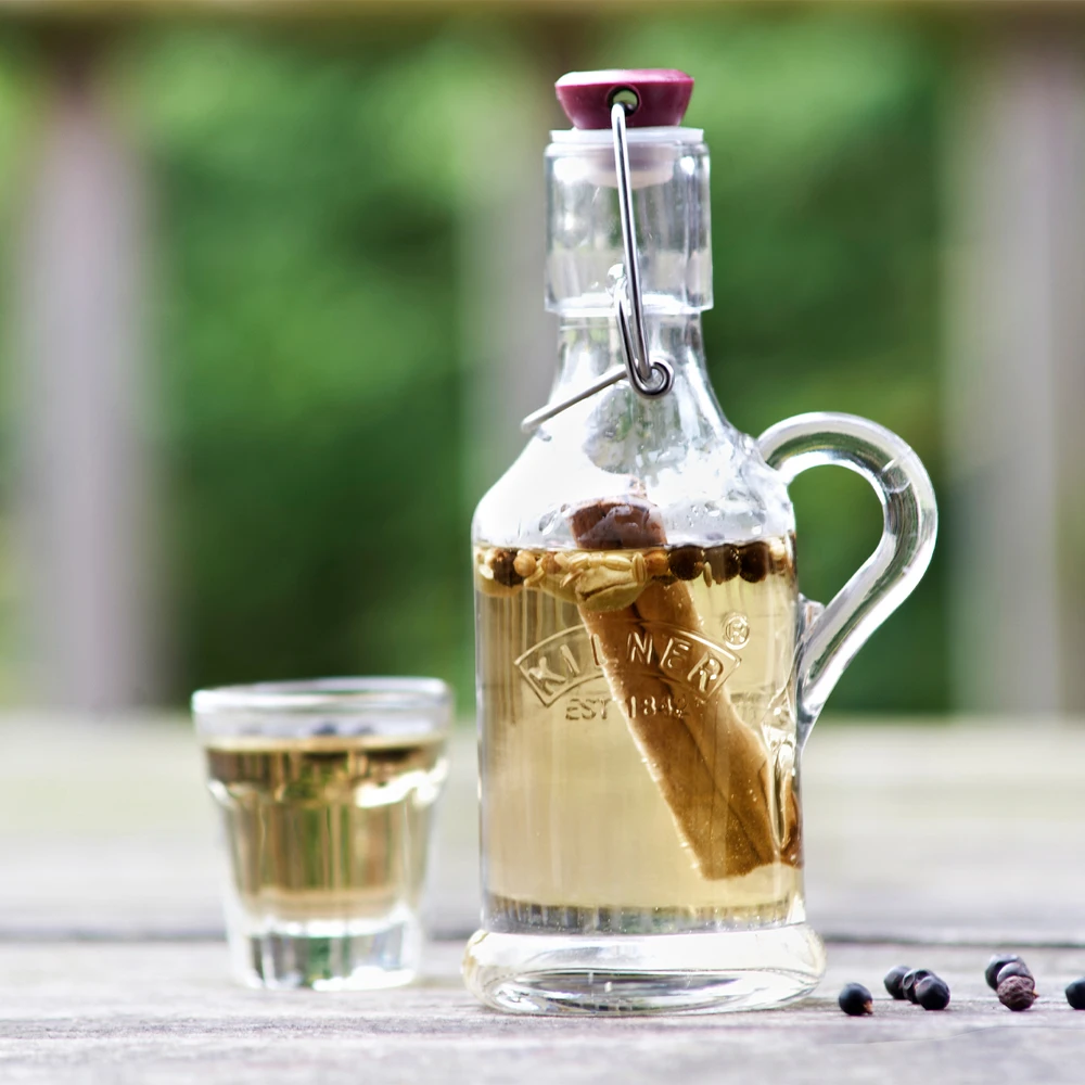 Buteliukas su laikikliu CLIP TOP 0,2L / Kilner