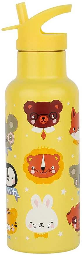 A Little Lovely Vaikiška gertuvė iš nerūdijančio plieno 'Gyvūnai' - 500 ml