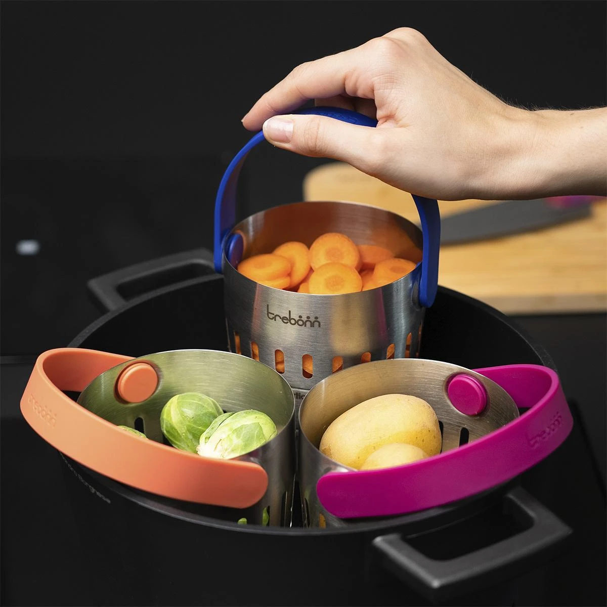 Cookin'Pod PRO plieno kepimo krepšelis - Coral / Trebonn