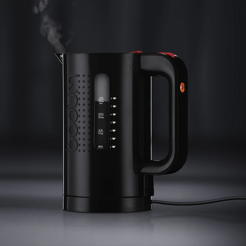 Elektrinis virdulys Bistro 1 l Juodas Bodum