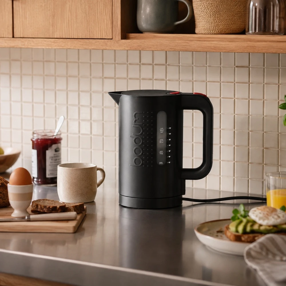 Elektrinis virdulys Bistro 1 l Juodas Bodum
