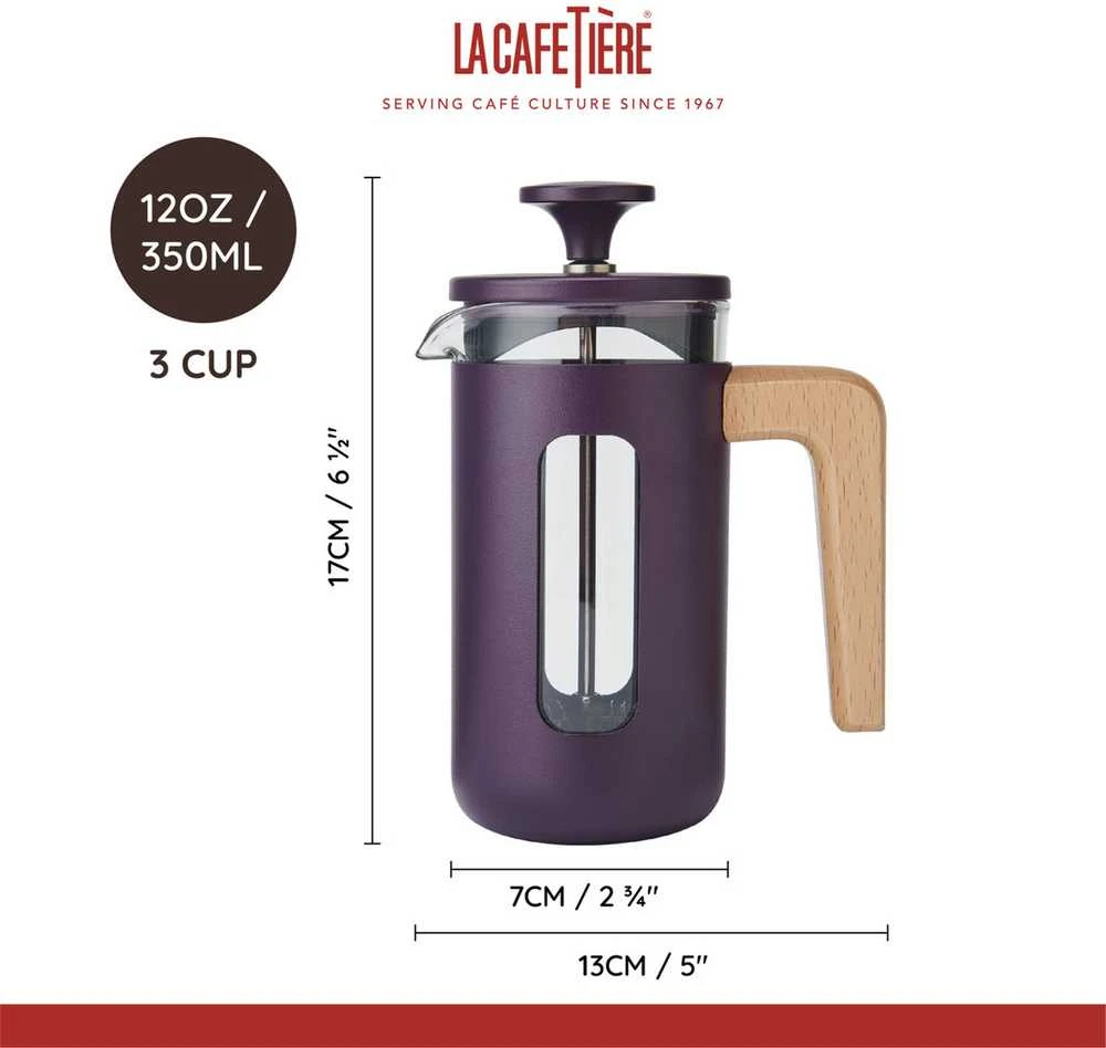 French press PISA 0,35 L violetinė La Cafetière