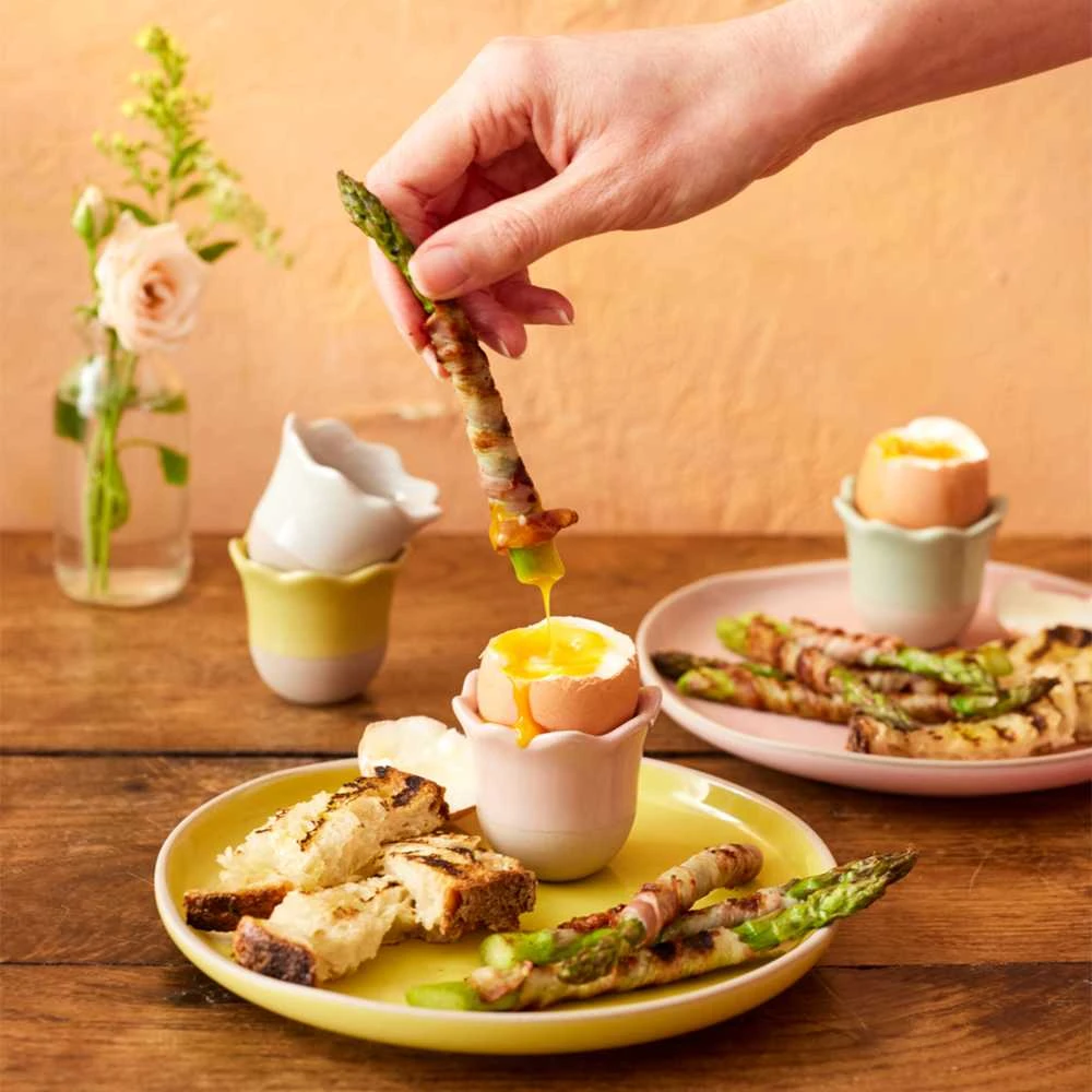 Jamie Oliver Big Love keraminiai kiaušinių indeliai, 4 vnt.