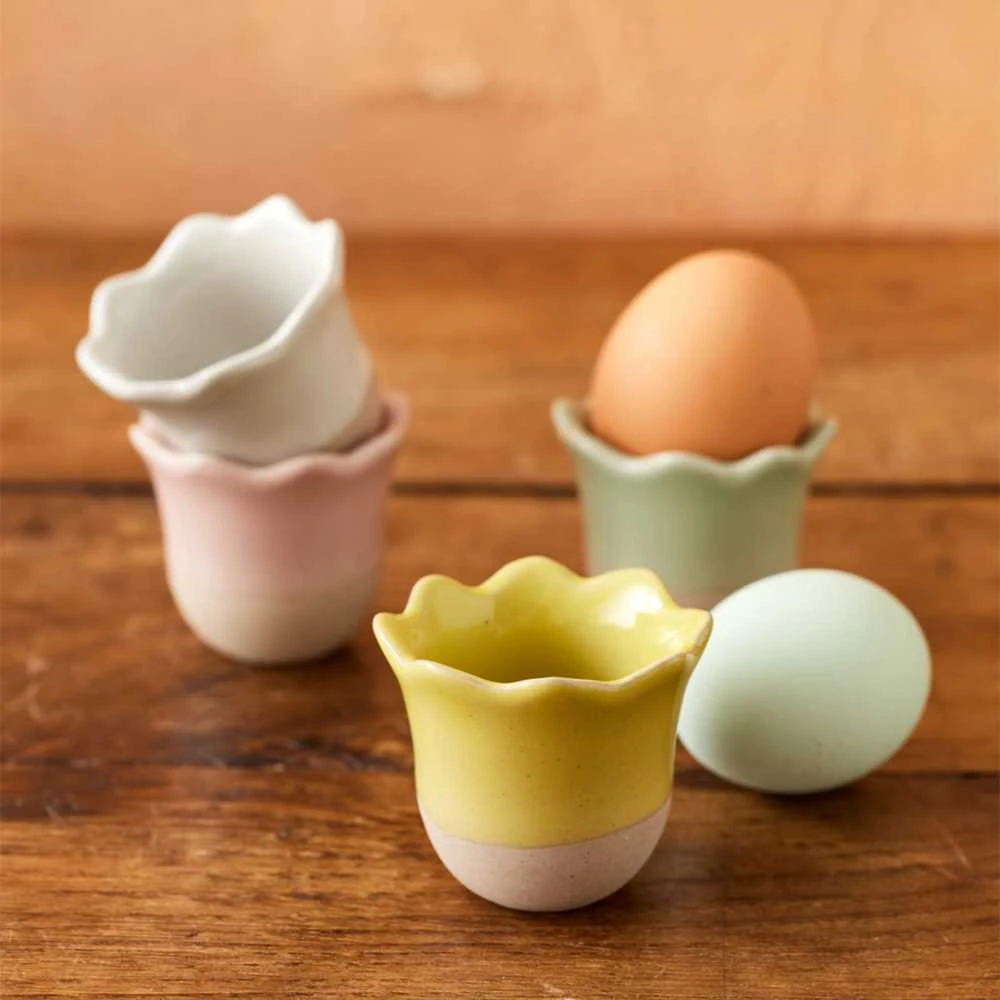 Jamie Oliver Big Love keraminiai kiaušinių indeliai, 4 vnt.