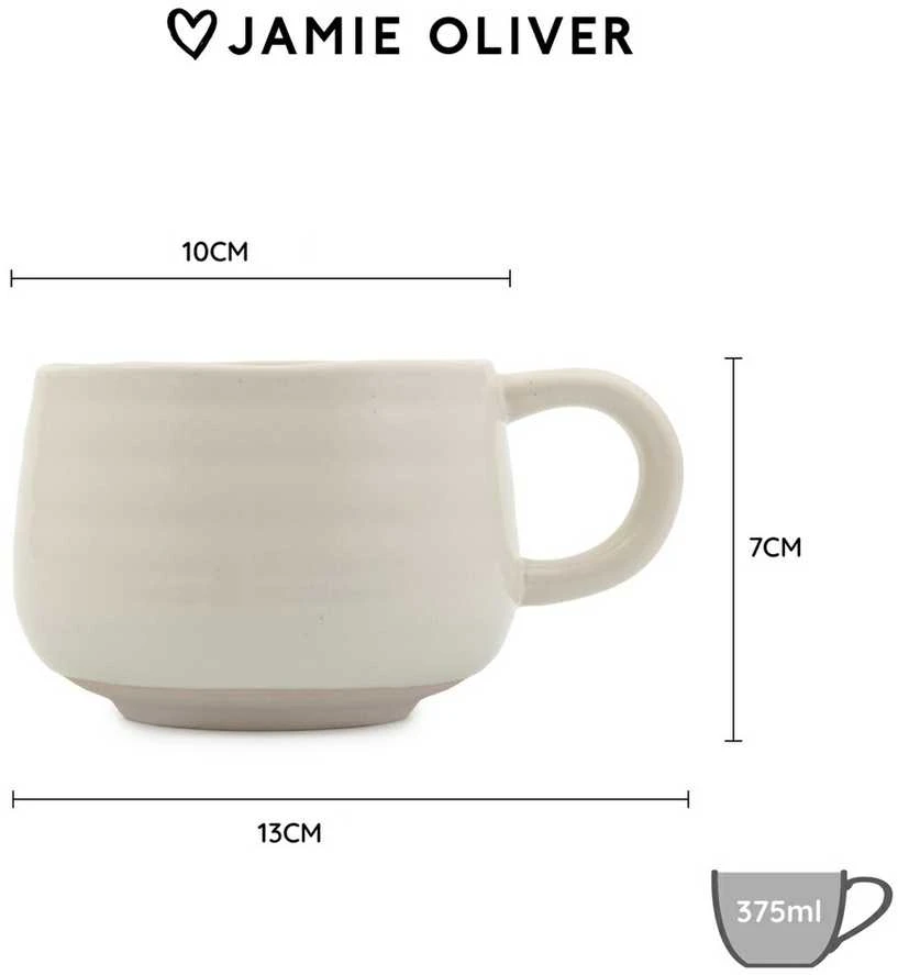 Jamie Oliver Cozy Cuppa puodelis su matmenimis