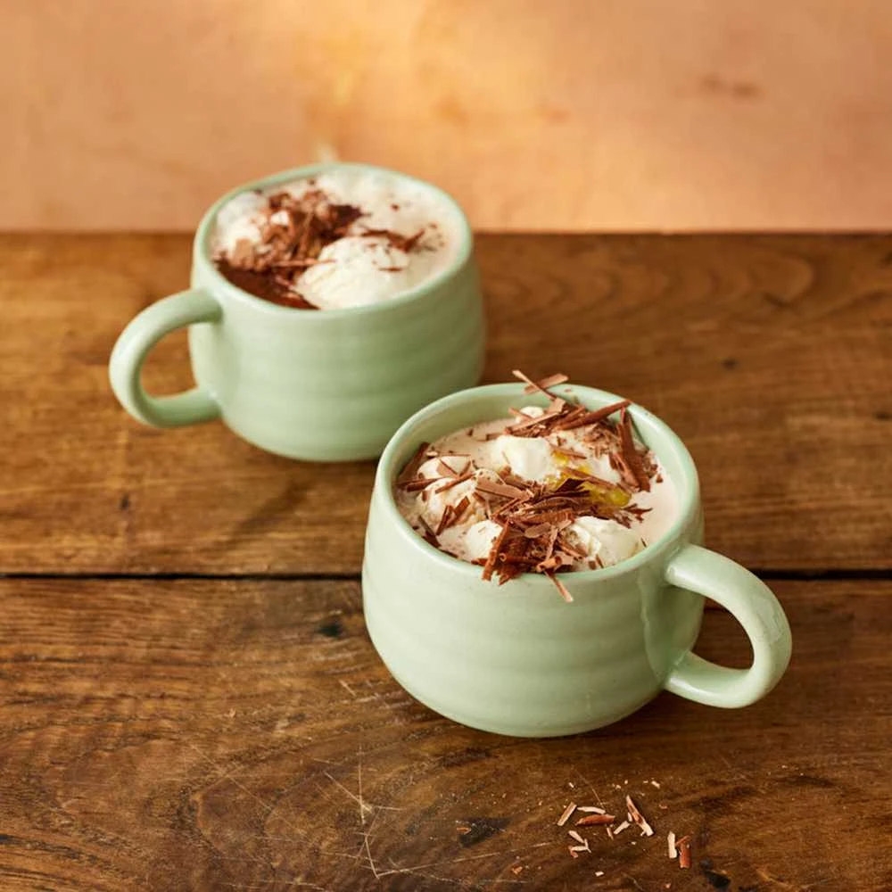 Jamie Oliver Big Love Cozy Cuppa Žalias keraminis puodelis 375ml