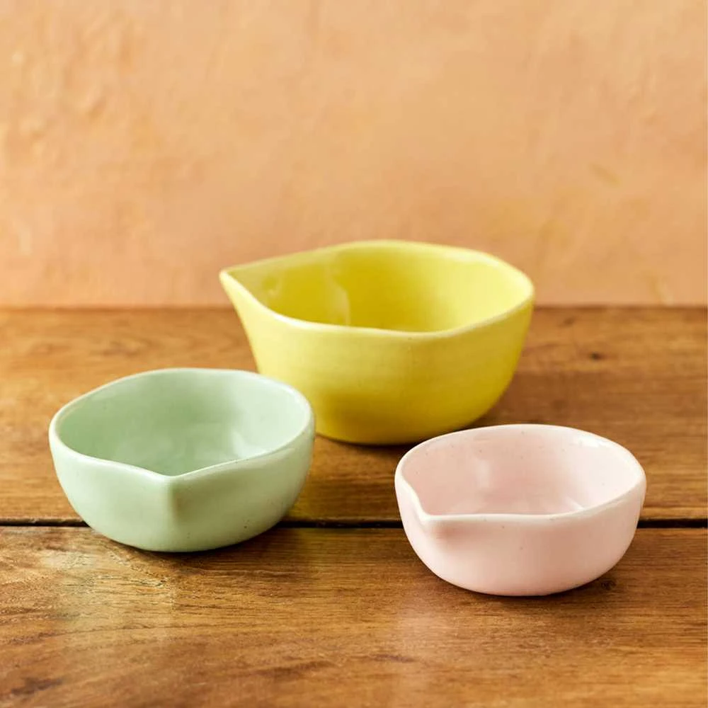 Jamie Oliver Big Love Pinch-Me Dip ir Snack Bowls 3 pakuotė