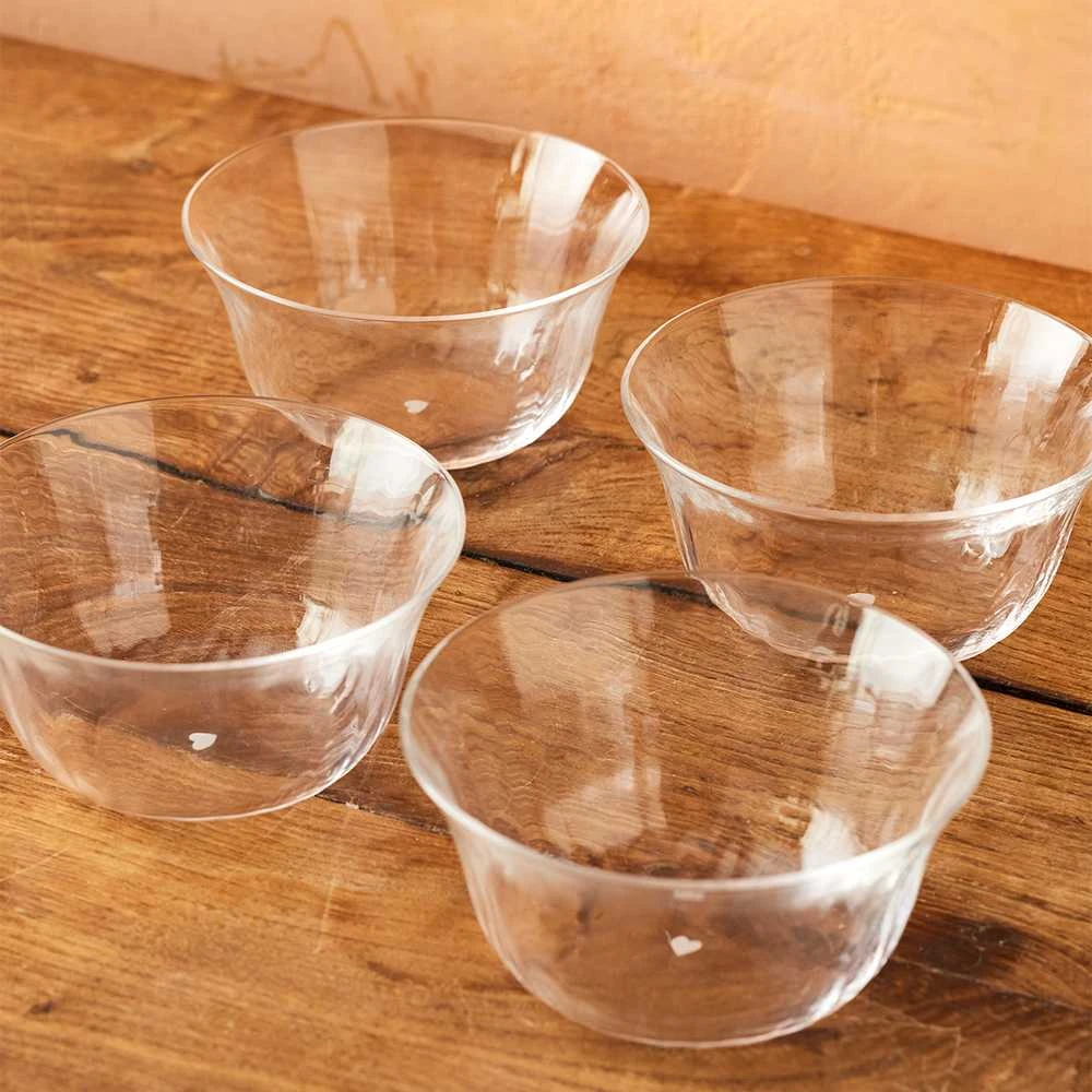 Jamie Oliver Big Love stikliniai dubenėliai, 14 cm, 4 vnt.