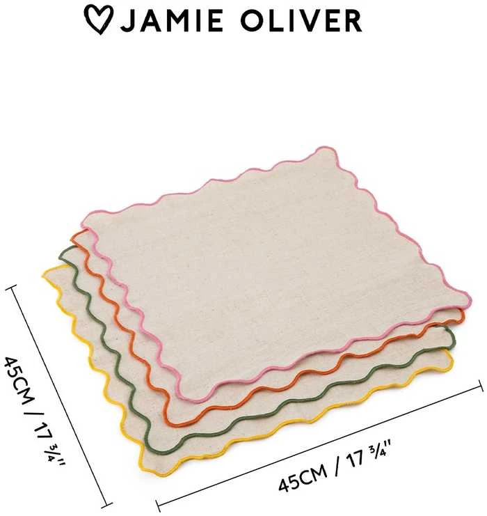 Jamie Oliver „Big Love“ virtuvinių rankšluosčių, 4 vnt.