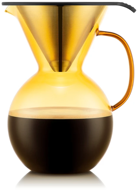 Bodum filtravimo kavos aparatas MoMA Pour Over saulės geltonumo