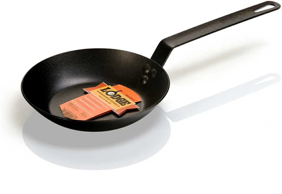 Lodge Keptuvė 20 cm anglinio plieno / Namelis