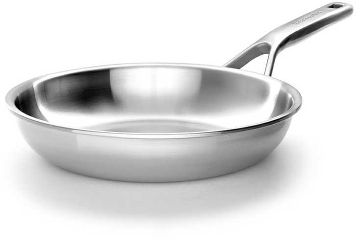KitchenAid - Daugkartinė keptuvė - sidabrinė - 20 cm