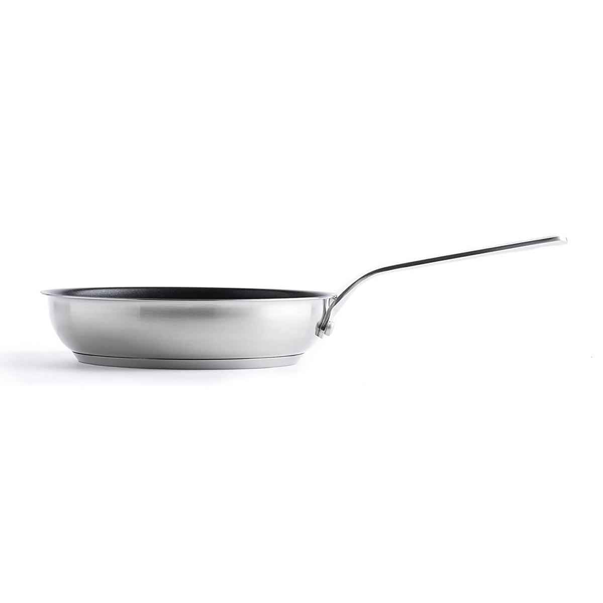 KitchenAid - Nerūdijančio plieno lakštinė keptuvė - sidabrinė - 20 cm