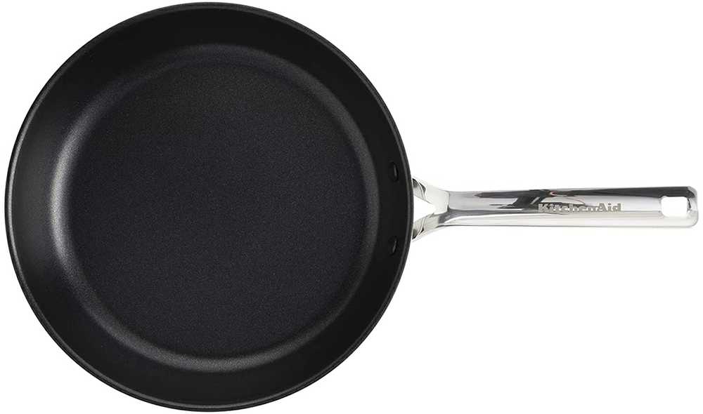 KitchenAid - Nerūdijančio plieno lakštinė keptuvė - sidabrinė - 28 cm