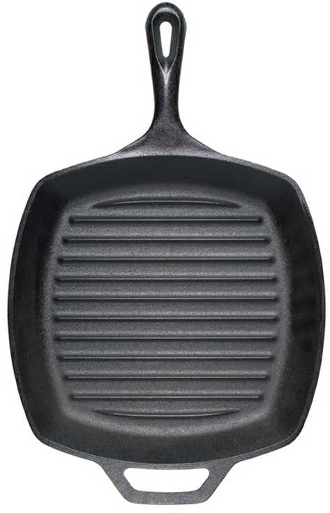 Lodge Kvadratinė ketaus kepsninė 26 cm / Namelis