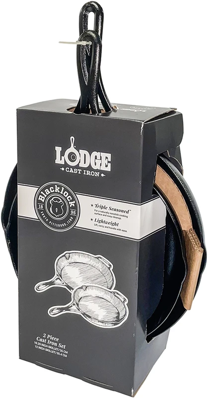 Keptuvės żeliwne 26 + 30cm BLACKLOCK / Lodge