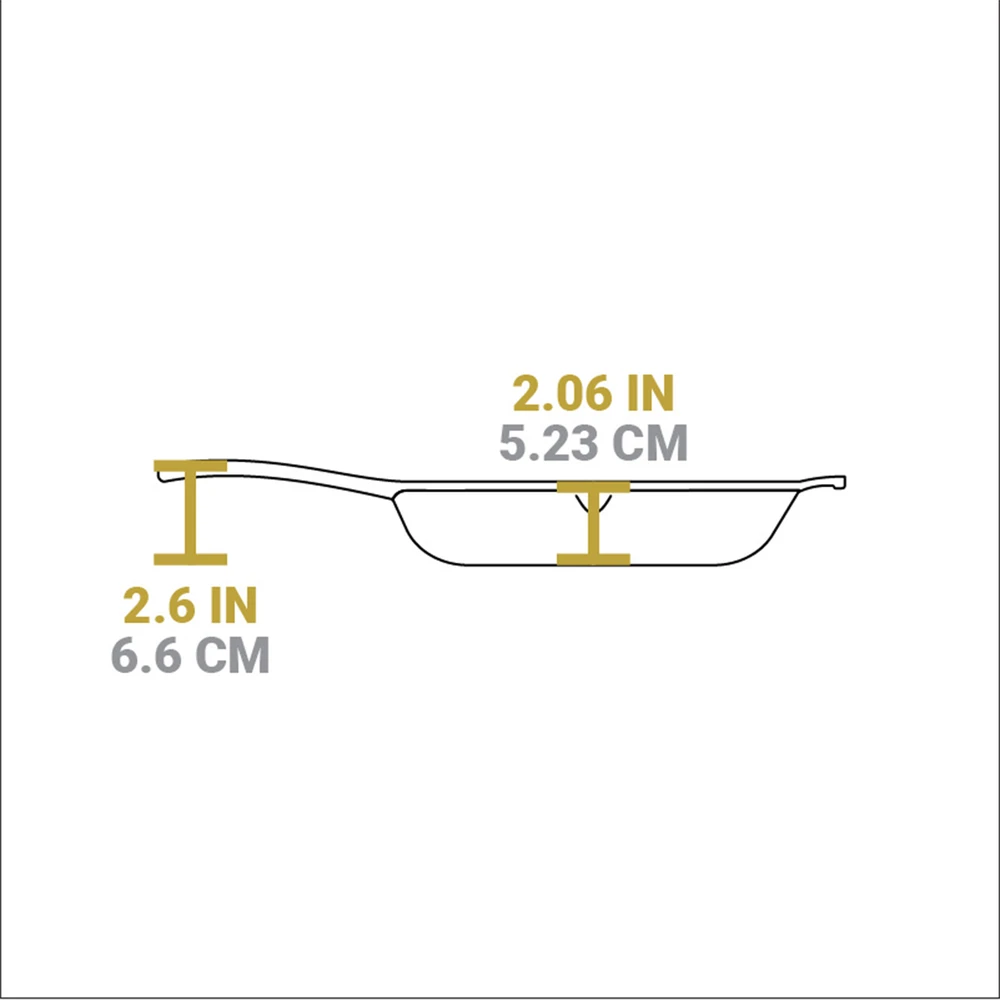 Ketaus keptuvė 26 cm BLACKLOCK / Lodge