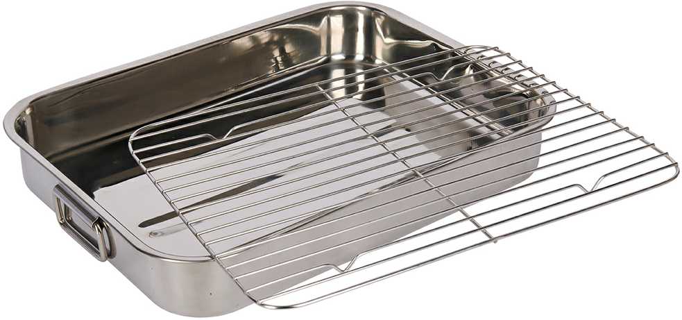 Kitchen Craft kepimo keptuvė 43 × 31 × 7 inox lazanijos padėklas
