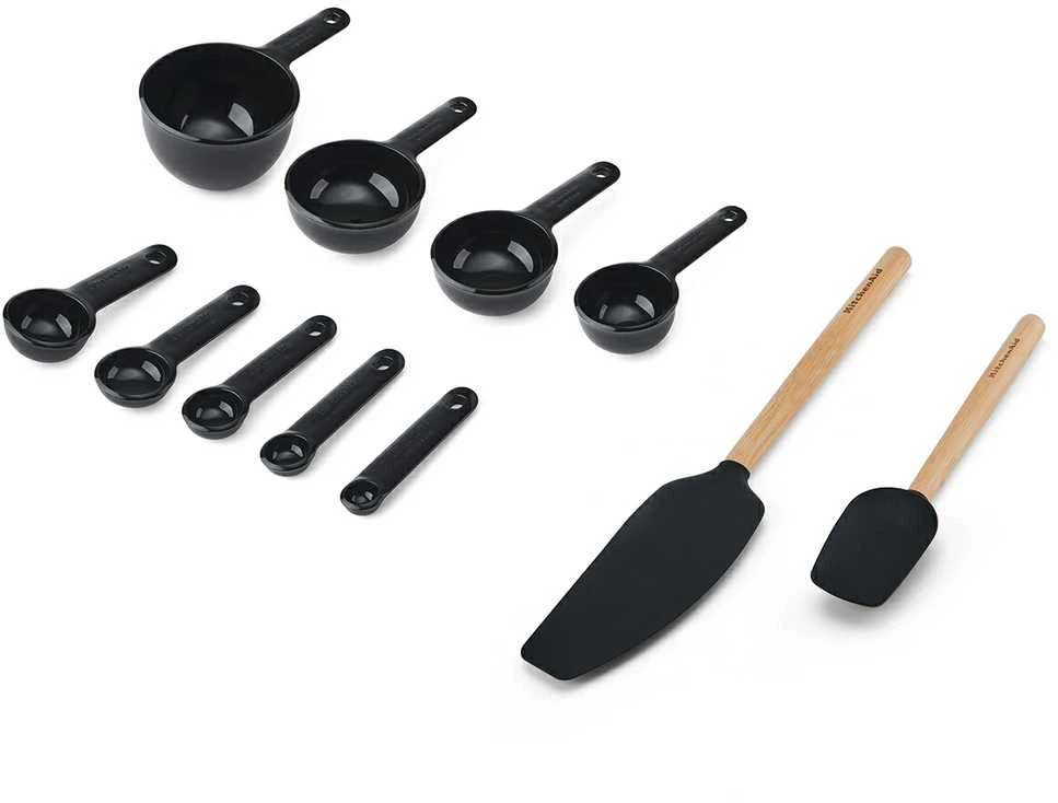 KitchenAid 11 dalių kepimo rinkinys, Onyx Juodas