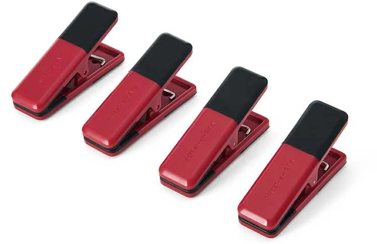 KitchenAid rinkinys iš 4 Empire Raudona virtuvinių segtukų
