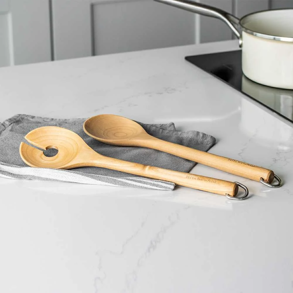 KitchenAid CORELINE Beržiniai mediniai salotų stalo įrankiai