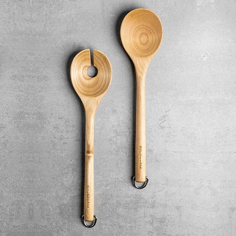 KitchenAid CORELINE Beržiniai mediniai salotų stalo įrankiai